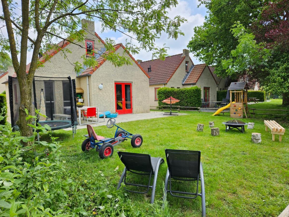 7 Person House With Garden, Firepit, Swimming Lake, Hammock, Child Friendly, In- And Outside Playground, Slide, And Great Coffee Ewijk Экстерьер фото